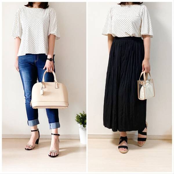 UNIQLO 体型カバーに最適！ 絶対買い！ クレープジャージーT