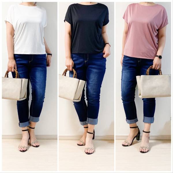 UNIQLO 今年の細見えドレープクルーネックTは特別！ 色別に特徴を解説