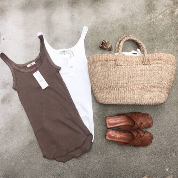 しまむらコットンワンピースが高見え！ 簡単着回しコーデ術