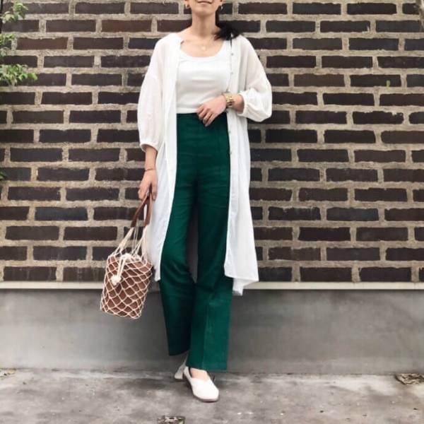 しまむらコットンワンピースが高見え！ 簡単着回しコーデ術