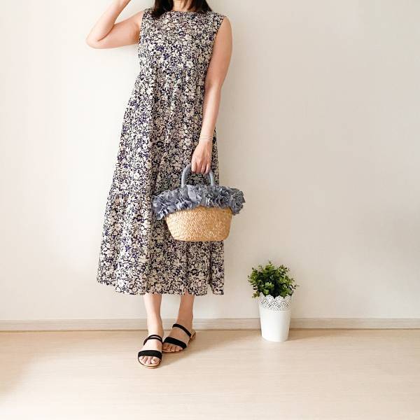 GU（ジーユー）花柄ワンピが優秀！ リゾート気分を満喫しよう