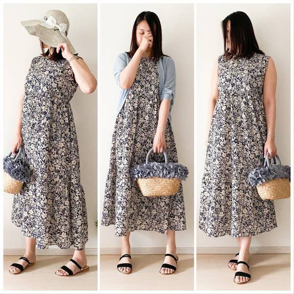 GU（ジーユー）花柄ワンピが優秀！ リゾート気分を満喫しよう