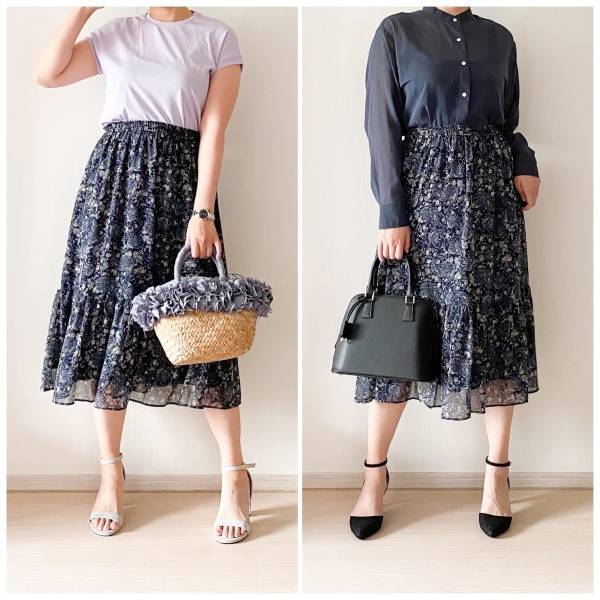 UNIQLOのシフォンティアードロングスカートは今が買いどき！