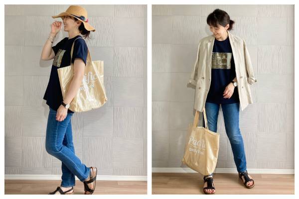 【40代】夏秋コーデで着回せる！ こっくりカラーのプチプラTシャツ