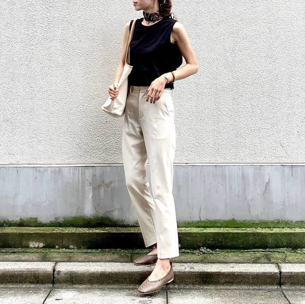 【ユニクロ】シンプルTでアラフォー休日コーデをスタイルアップ！