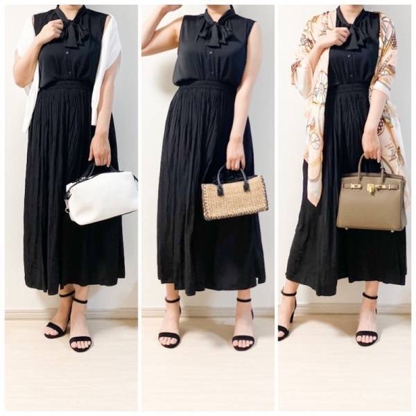 【UNIQLO】二の腕カバー＆細見え！ 大人女性がノースリーブブラウスをきれいに着こなす方法は？