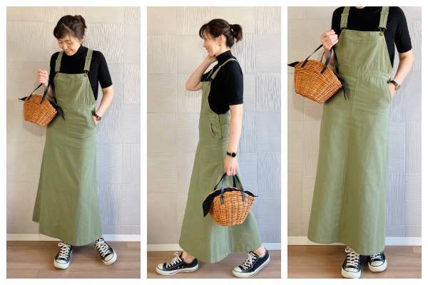 アラフォー女性向け王道サロペットの着こなし三カ条。プチプラでも高見せ！