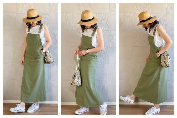 アラフォー女性向け王道サロペットの着こなし三カ条。プチプラでも高見せ！