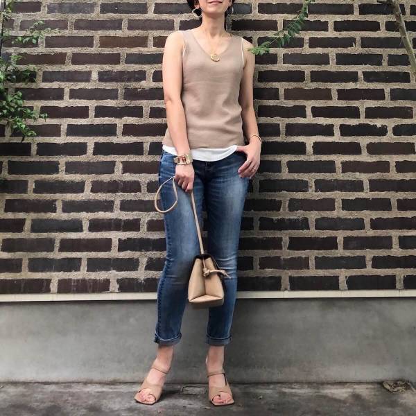 【GU、ZARA、DHOLIC】アラフォー×ノースリーブの正解コーデはコレ！