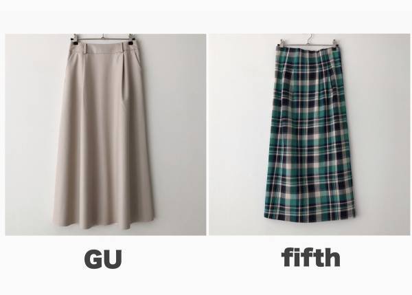 【GU＆fifth】苦手克服！ この秋はこんなフレアスカート＆タイトスカートがおすすめ