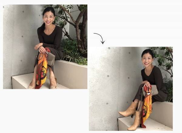 【GU】セットバックヒールブーツが秋コーデにおすすめです