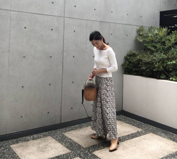 【GU】セットバックヒールブーツが秋コーデにおすすめです