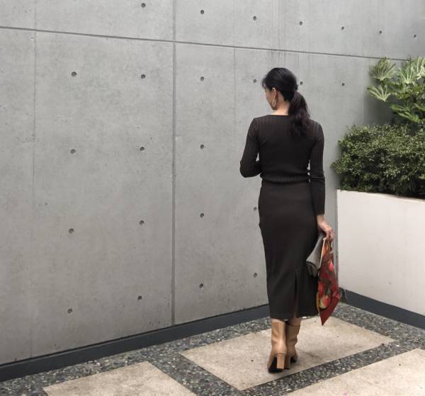 【GU】セットバックヒールブーツが秋コーデにおすすめです