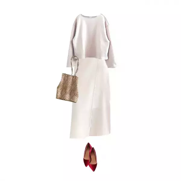 【GU】スウェットライクなプルオーバーがきれいめアラフォーコーデと好相性！