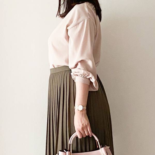 【GU】U1000円！ ２WAYで使えるコスパ最高ブラウスで秋の高見えコーデ