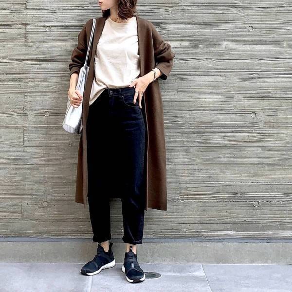 【GU】秋アウターはニットロングガウンでキマり！ STAY HOMEにもお出かけにも◎