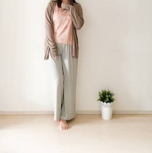 GUのメンズニットで抜け感たっぷりに着こなすのが気分。彼ともシェアできて◎