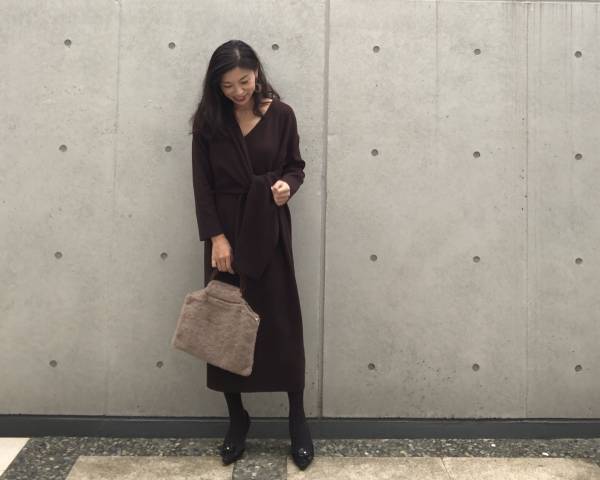 【GU】大人上品なニットワンピースが2990円！ オンにもオフにもぴったりな優秀アイテムです