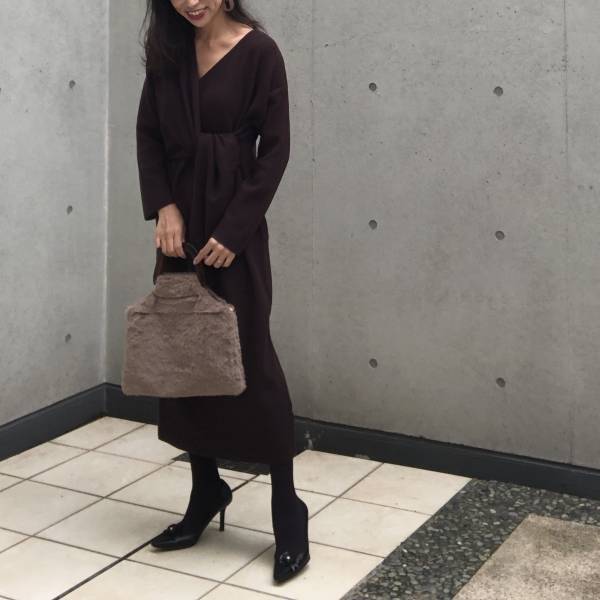 【GU】大人上品なニットワンピースが2990円！ オンにもオフにもぴったりな優秀アイテムです