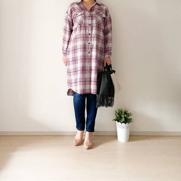 【しまむら】シャツワンピは優秀アイテム。細見えするし着まわし力も抜群