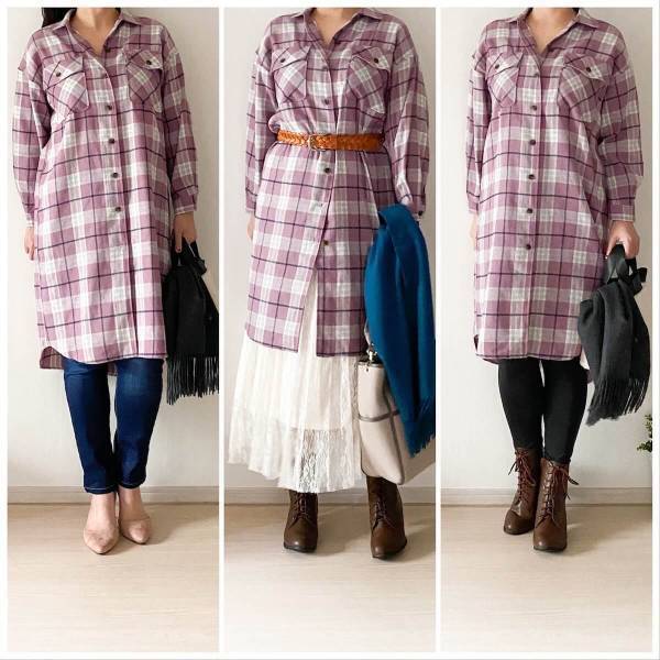 【しまむら】シャツワンピは優秀アイテム。細見えするし着まわし力も抜群