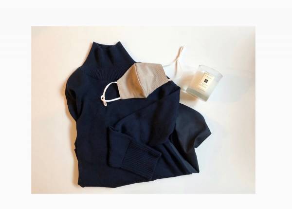 【GU】ファッションマスクはトップスに合わせた色味を選んでおしゃれ見え