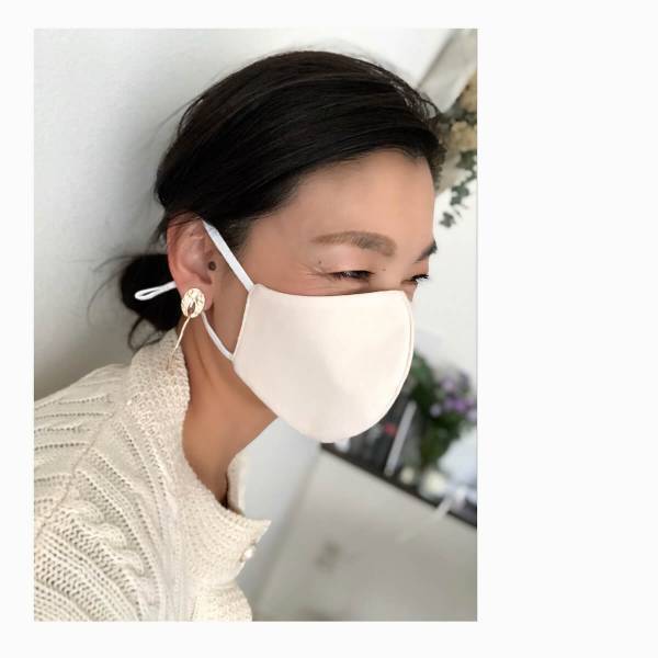 【GU】ファッションマスクはトップスに合わせた色味を選んでおしゃれ見え