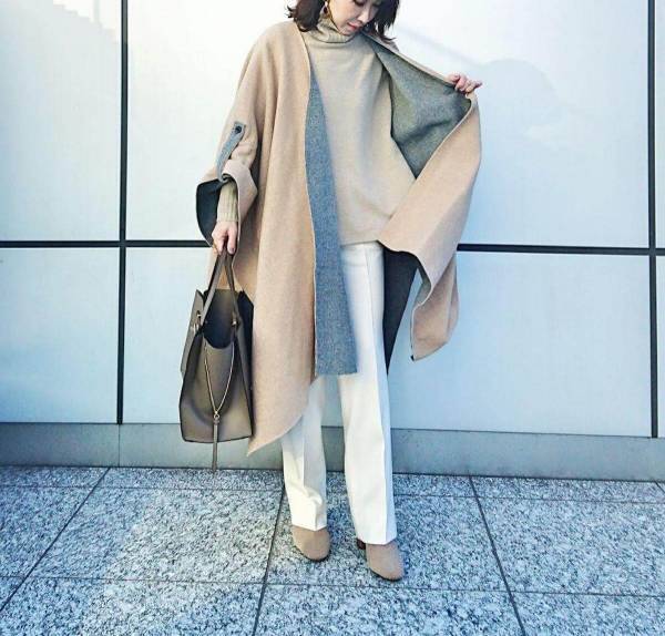 今、アウターを買い足すなら絶対ポンチョがおすすめ！１点投入で旬顔に!!
