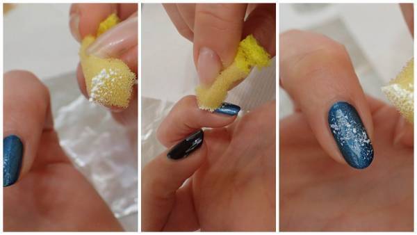 ギャラクシーネイルの簡単なやり方【マニキュアでセルフネイル】