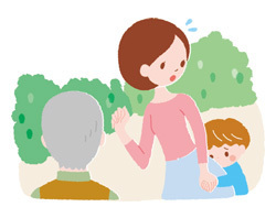 子どもが泣いたりぐずったり駄々をこねる