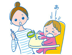 食事中に奇声を発する子どもの態度を直すには？