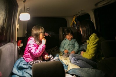体験ルポ！いざという時のために…子どもと車中泊の練習