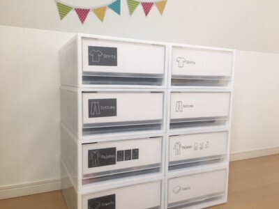 100均ラベルシールで子どものお着替え時間を半分にする方法