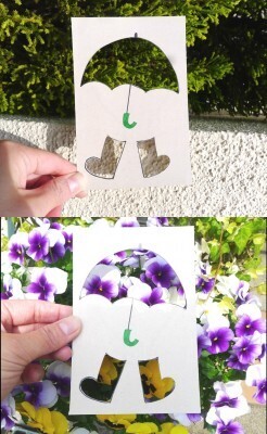 いつもの風景で遊べる「切り抜きカード」を子どもと作ろう