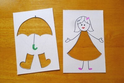 いつもの風景で遊べる「切り抜きカード」を子どもと作ろう