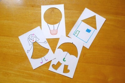 いつもの風景で遊べる「切り抜きカード」を子どもと作ろう