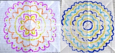 手軽にアート体験！ティッシュとカラーペンで花火を描こう！