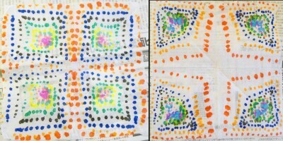 手軽にアート体験！ティッシュとカラーペンで花火を描こう！