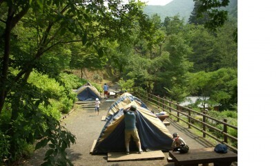 三姉妹お気に入りのキャンプ場、奥多摩の「山のふるさと村」。好きなポイントは？