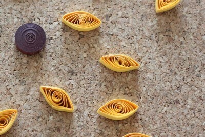 かわいい夏の工作！ペーパークイリングでヒマワリができた