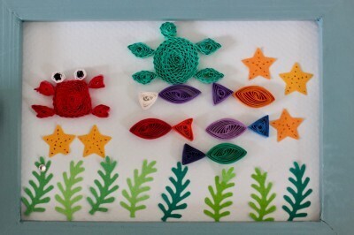 かわいい夏の工作！ペーパークイリングでヒマワリができた