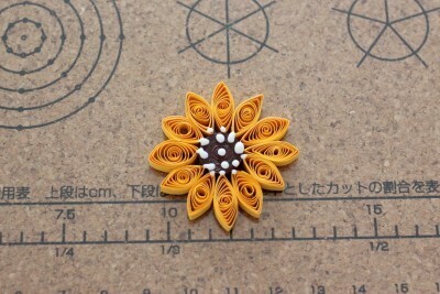 かわいい夏の工作！ペーパークイリングでヒマワリができた