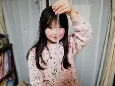 【ゆめかわいい】6歳の娘とキラキラスライム！作り方と注意点