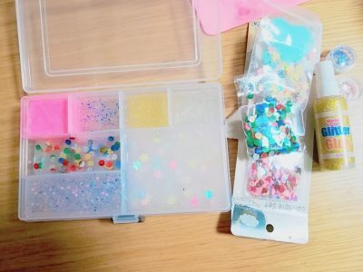 【ゆめかわいい】6歳の娘とキラキラスライム！作り方と注意点