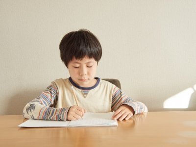 リビング学習がはかどるポイントは壁位置・明かり・緑