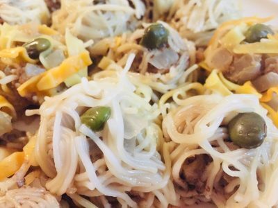 ゆでて余ったそうめんが大変身！夕飯になる立派な一品できた