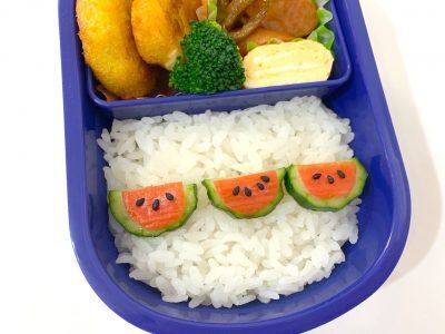 おかずカップに入れるだけ！かき氷ごはん弁当が子どもに大ウケ
