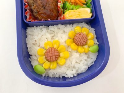 おかずカップに入れるだけ！かき氷ごはん弁当が子どもに大ウケ