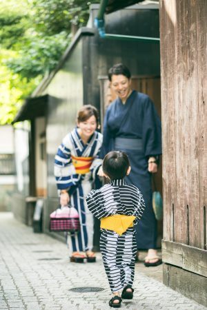 元気いっぱい3歳児でも着崩れない！親子で楽しむ浴衣のすすめ