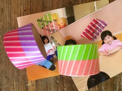 クレヨンが折れても大丈夫！園グッズに意外なマステ活用術